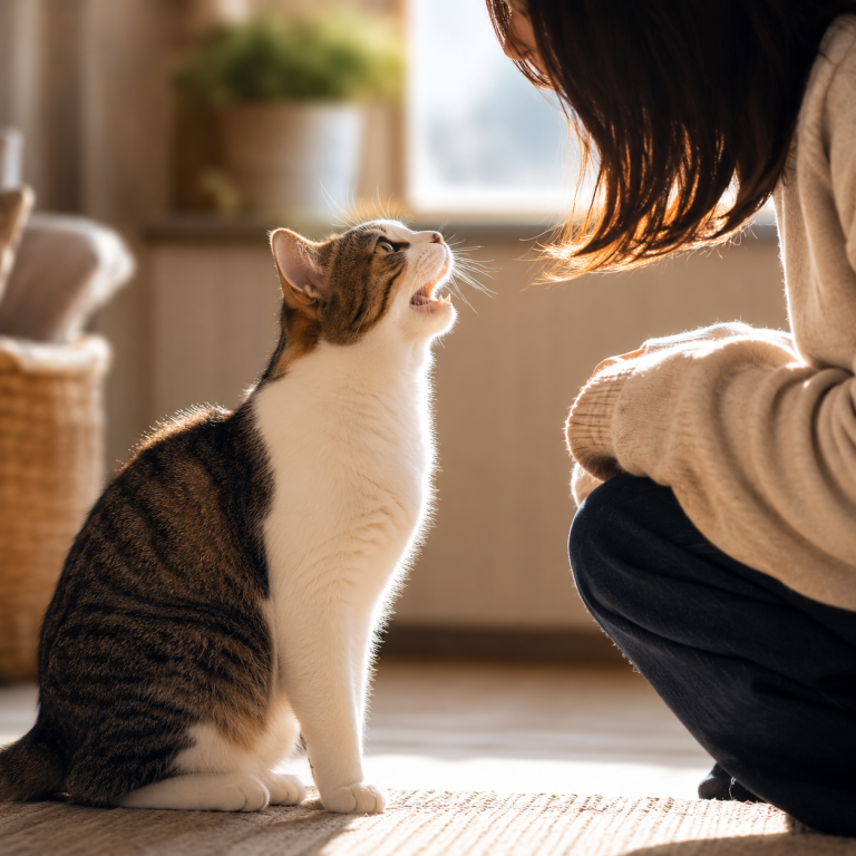 猫は人にだけ鳴く?